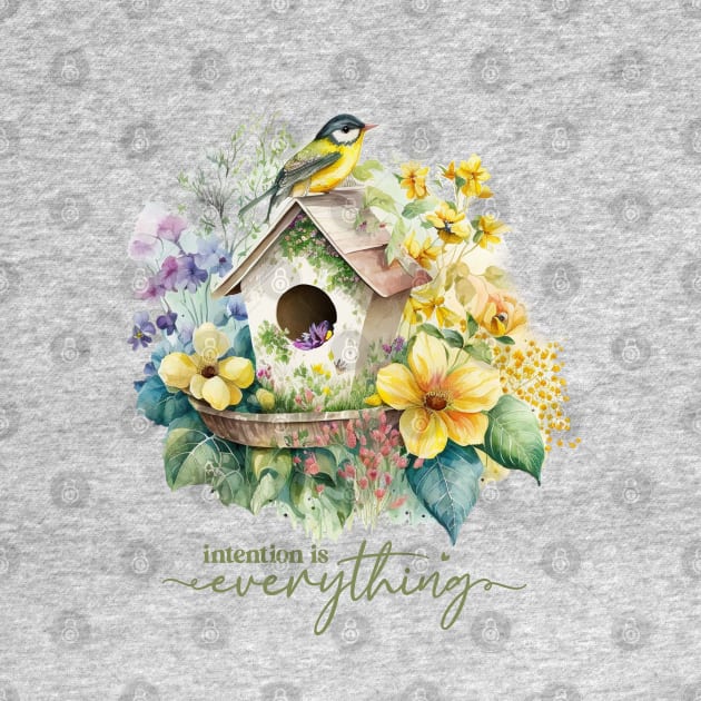 Birdhouse Melody 2 by Jean Plout Designs